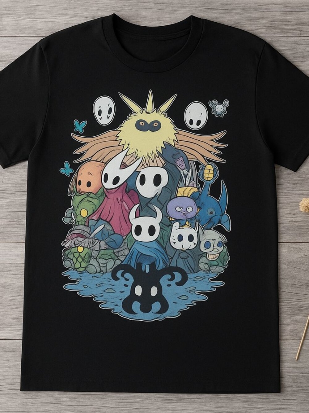 Fantasy Creature Graphic T-Shirt, Cute Cartoon Monster Tee, Magical Character